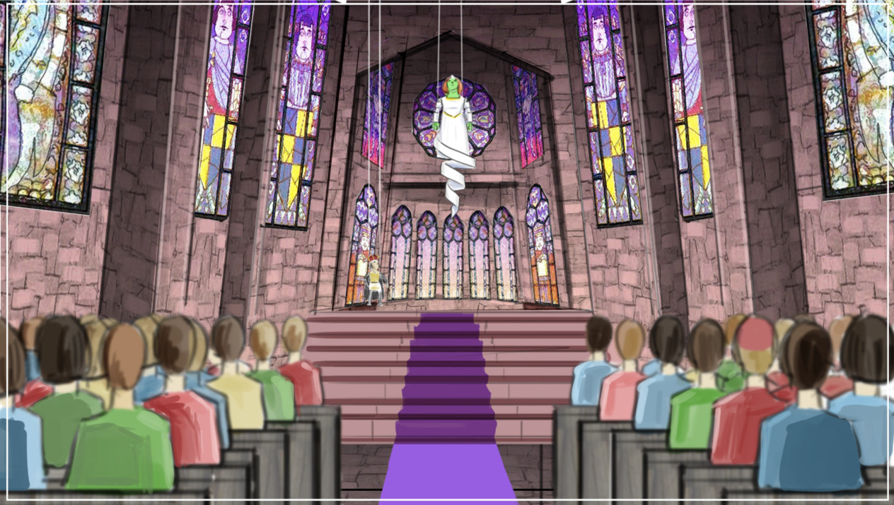 Shrek’s Merry Fairy Tale Journey | Dark Ride Visual Development – BOSA