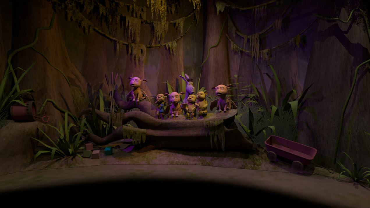 Shrek’s Merry Fairy Tale Journey | Dark Ride Visual Development – BOSA