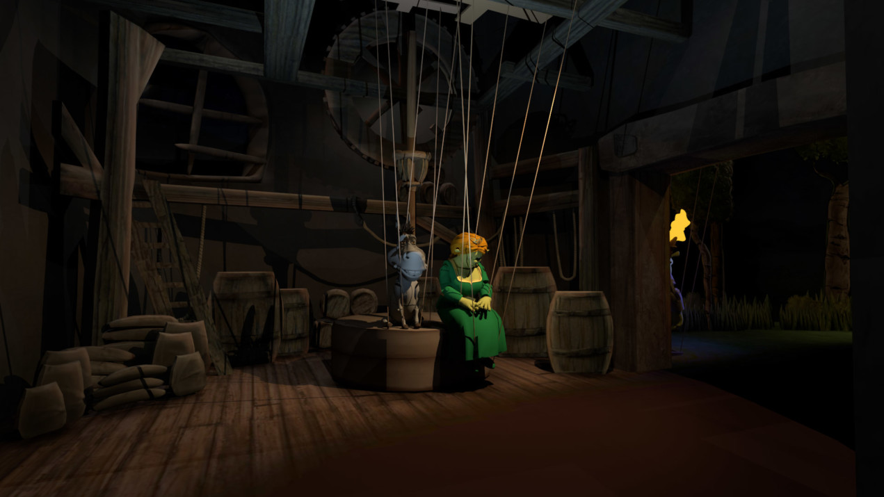 Shrek’s Merry Fairy Tale Journey | Dark Ride Visual Development – BOSA
